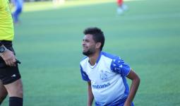 حسرة لاعب شباب رفح وليد أبو دان بالتعادل