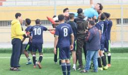 فرحة لاعبي الهلال بالصعود، تصوير عبد الرحيم البحيصي